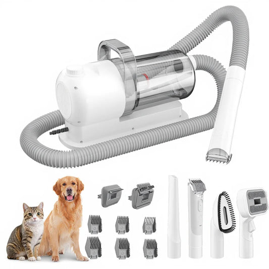 🐶🐱 Profesjonalny Zestaw do Strzyżenia i Odkurzania Sierści 2w1 🐾