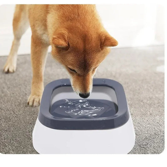 1pc Anti-splash Water Bowl For Dogs 1L Large Capacity Drinker Drinking Bowls Dog Waterer For Puppy Cat Pet Accessories
