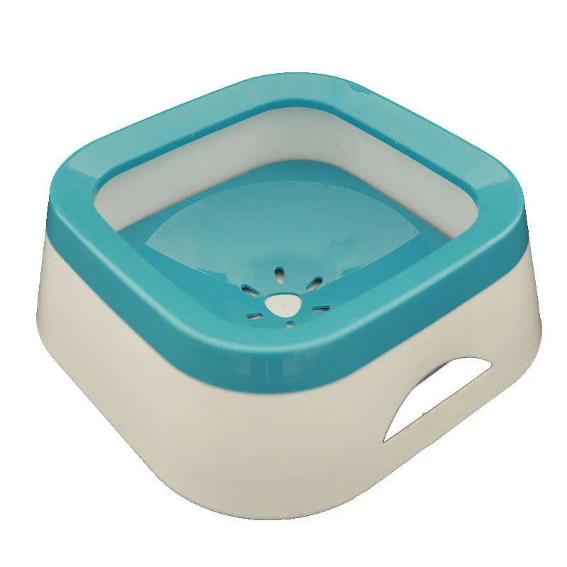 1pc Anti-splash Water Bowl For Dogs 1L Large Capacity Drinker Drinking Bowls Dog Waterer For Puppy Cat Pet Accessories