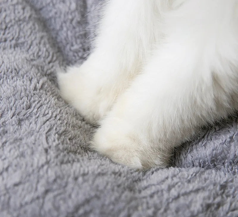 Pluszowe legowisko z coral fleece dla psa i kota 🐶🐱
