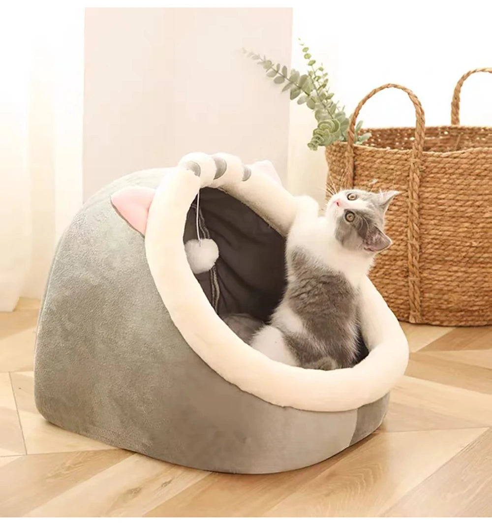 Miękkie Legowisko dla Kota – Głęboki Sen 🐾💤