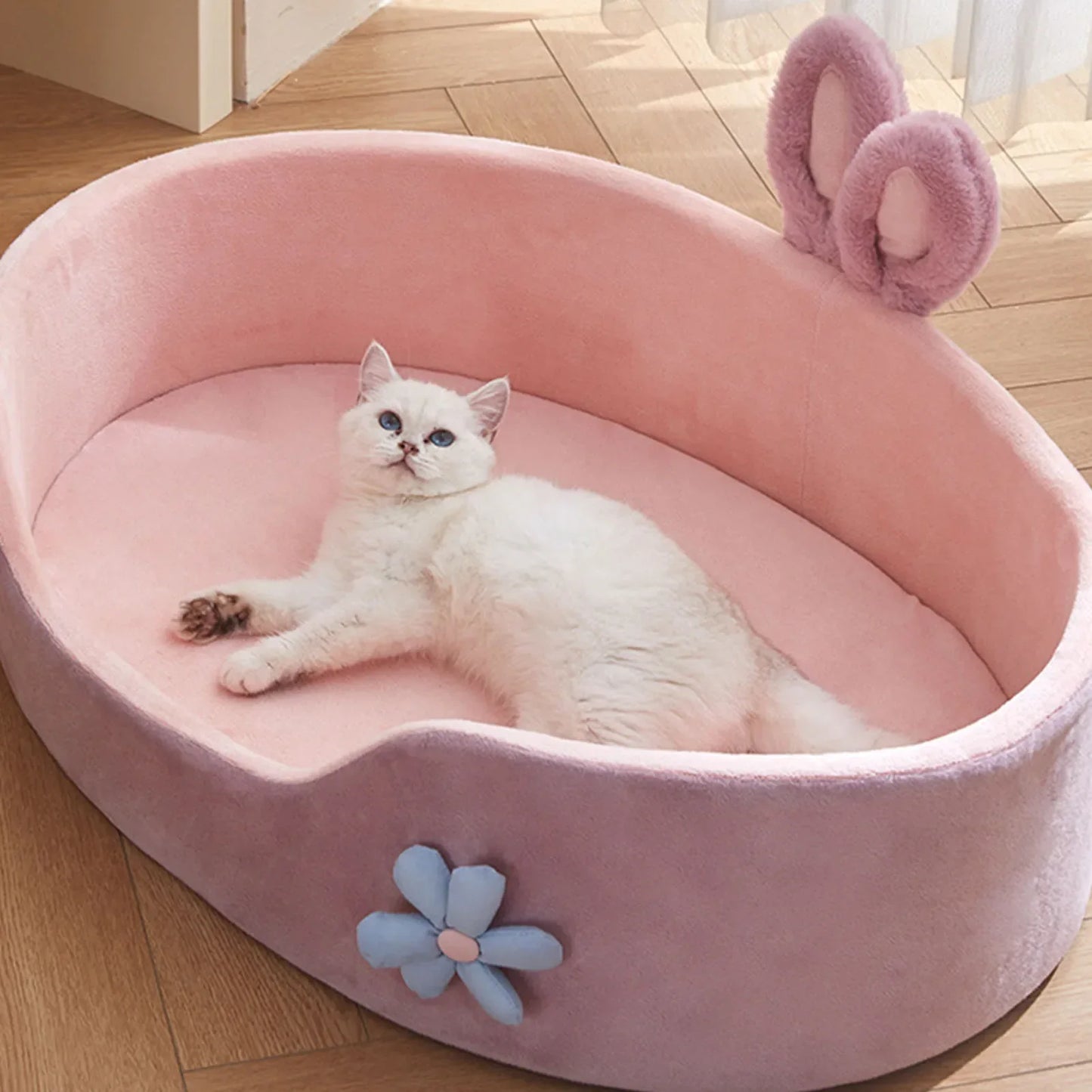 Miękkie łóżko dla psa i kota – odłączane i łatwe w czyszczeniu 🐶🐱