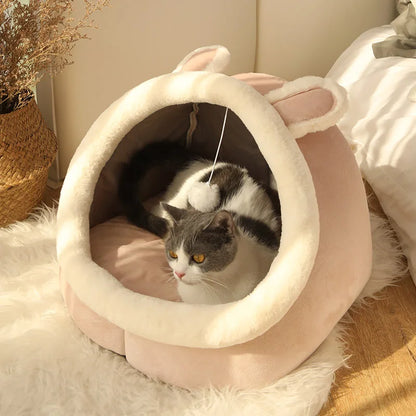 Miękkie Legowisko dla Kota – Głęboki Sen 🐾💤