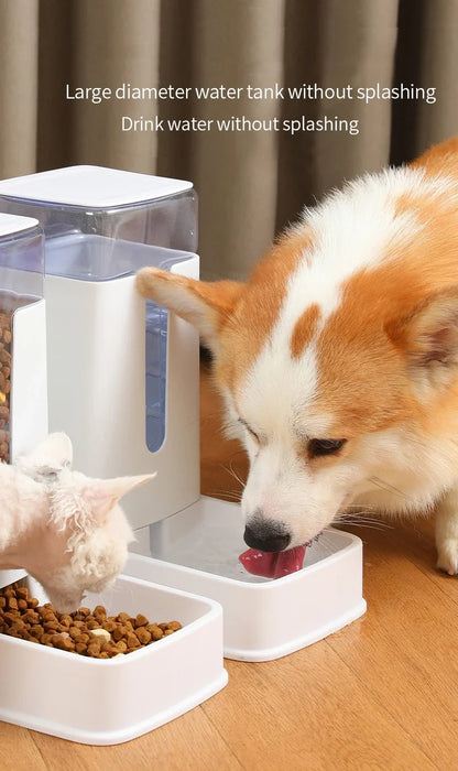 Automatyczny dozownik wody i karmy dla małych zwierząt 🐶🐱💧