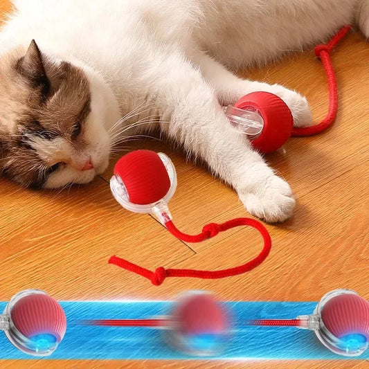 🐾 Elektryczna Interaktywna Kulka dla Kota 🐾