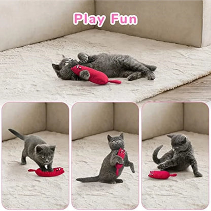 Pluszowa zabawka dla kota – miękka i przytulna 🐾🧸