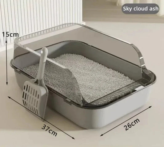 Półzamknięta kuweta dla kota – wygoda i higiena 🐾🚽