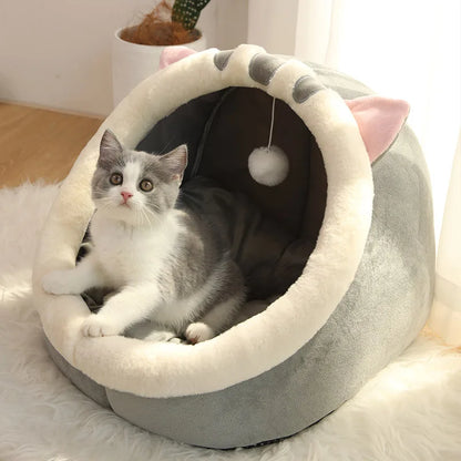 Miękkie Legowisko dla Kota – Głęboki Sen 🐾💤