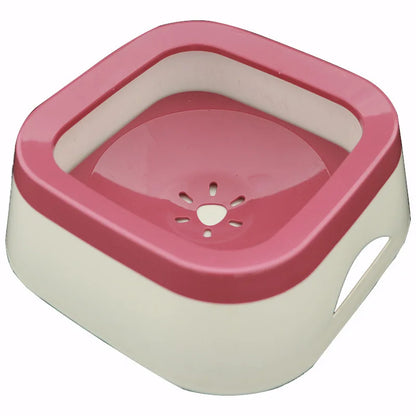 1pc Anti-splash Water Bowl For Dogs 1L Large Capacity Drinker Drinking Bowls Dog Waterer For Puppy Cat Pet Accessories