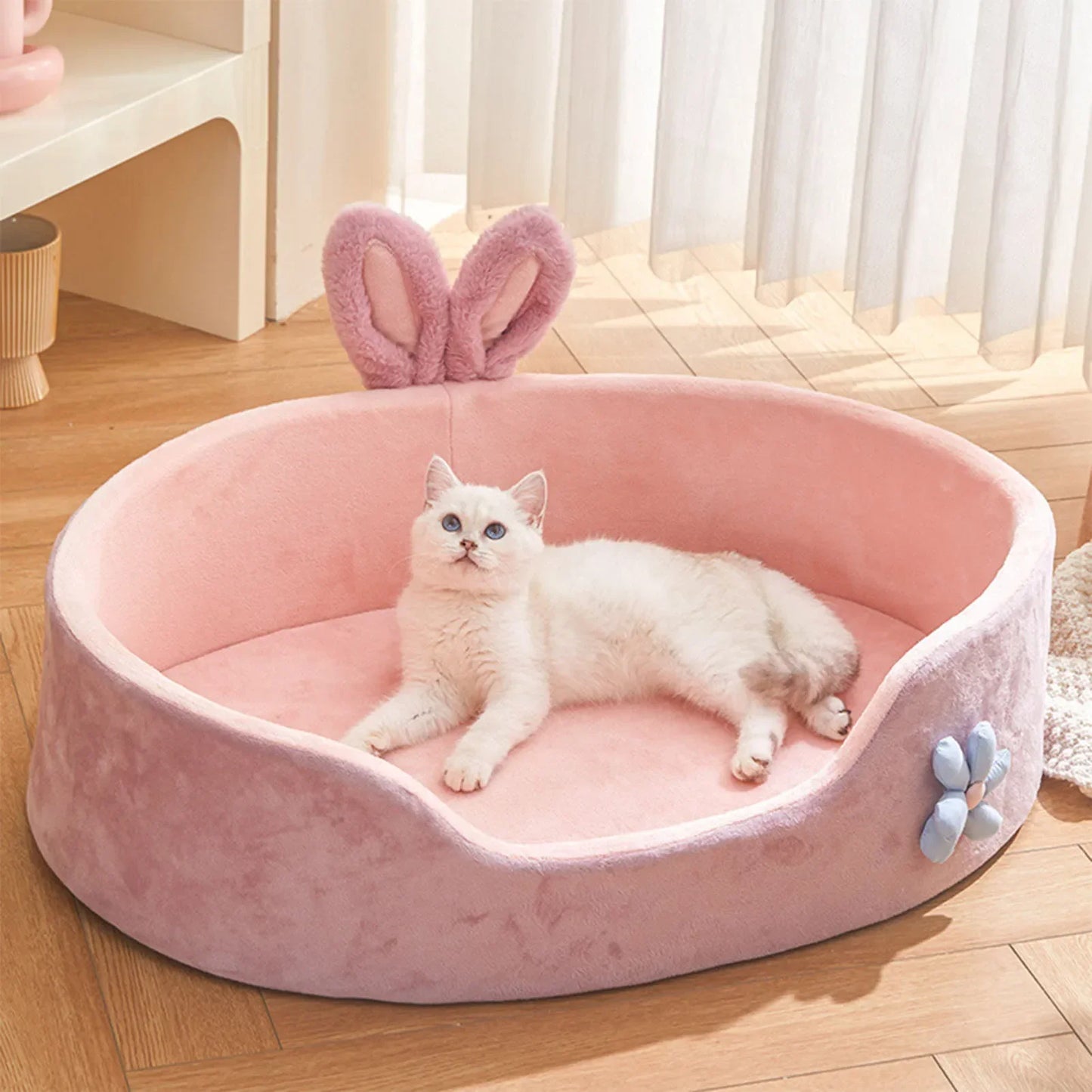Miękkie łóżko dla psa i kota – odłączane i łatwe w czyszczeniu 🐶🐱