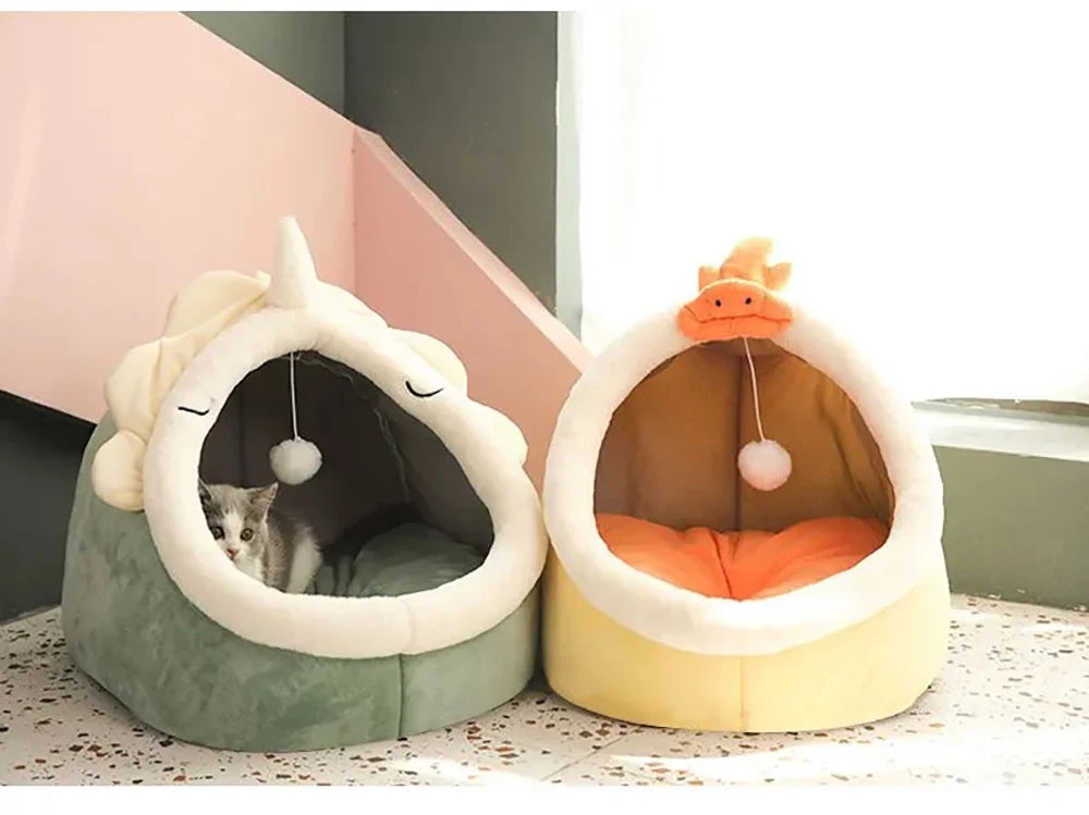 Miękkie Legowisko dla Kota – Głęboki Sen 🐾💤