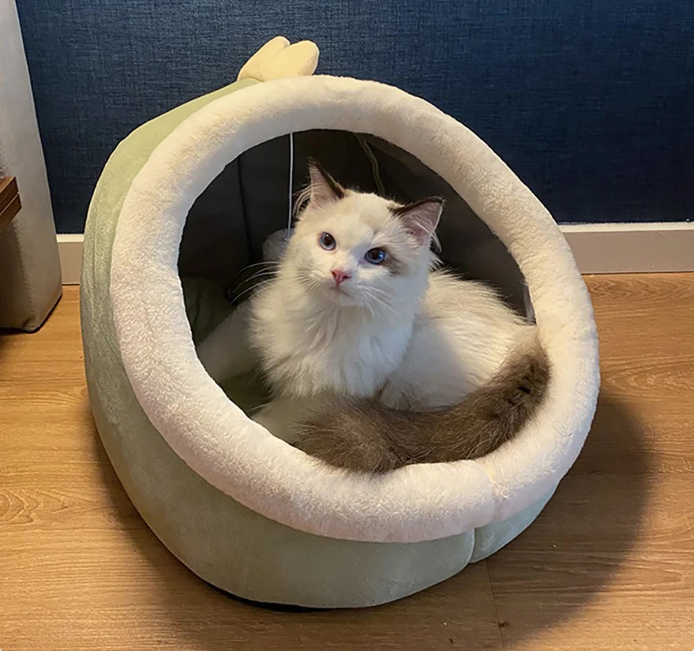 Miękkie Legowisko dla Kota – Głęboki Sen 🐾💤