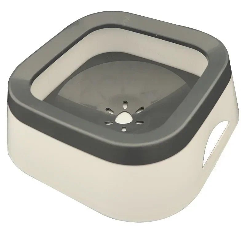 1pc Anti-splash Water Bowl For Dogs 1L Large Capacity Drinker Drinking Bowls Dog Waterer For Puppy Cat Pet Accessories
