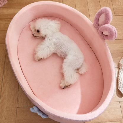 Miękkie łóżko dla psa i kota – odłączane i łatwe w czyszczeniu 🐶🐱