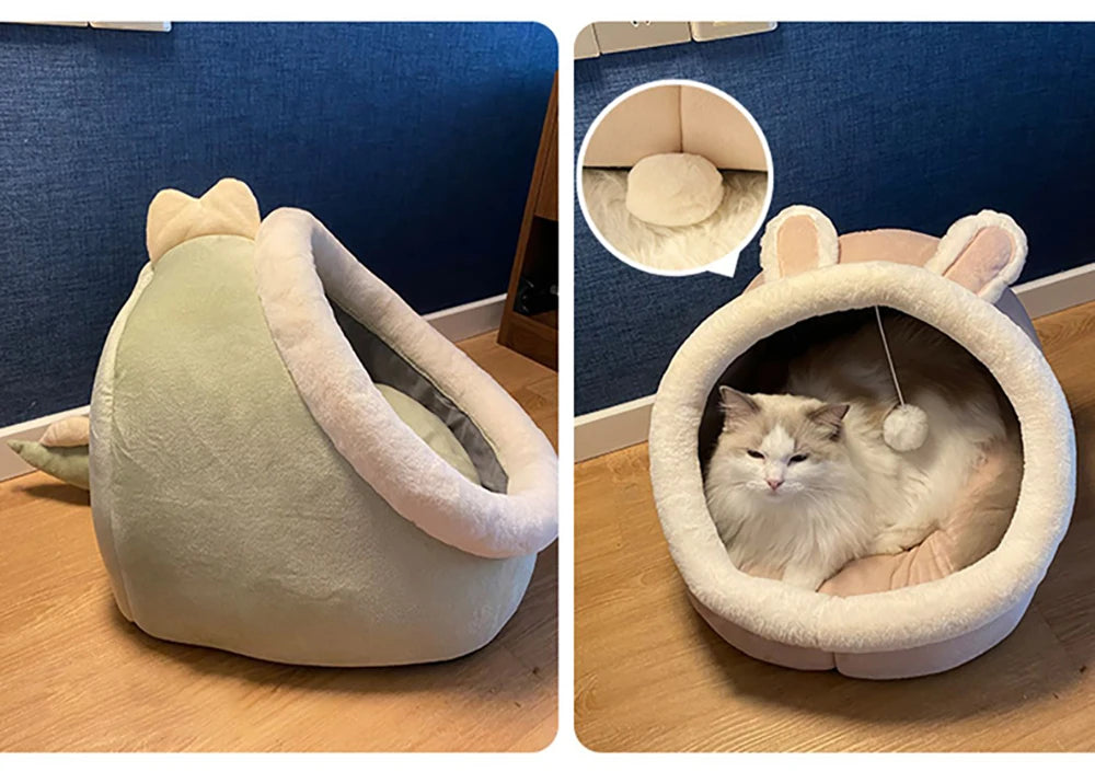 Miękkie Legowisko dla Kota – Głęboki Sen 🐾💤